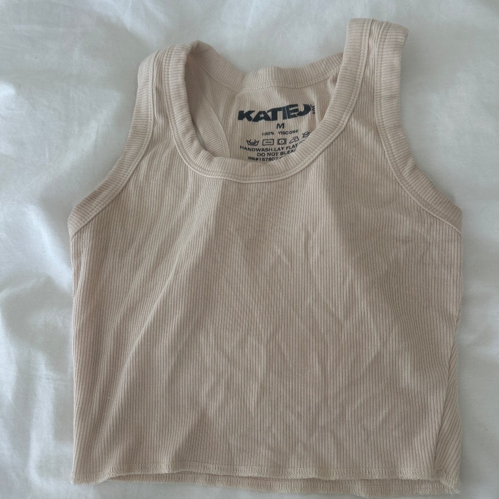 Beige tank